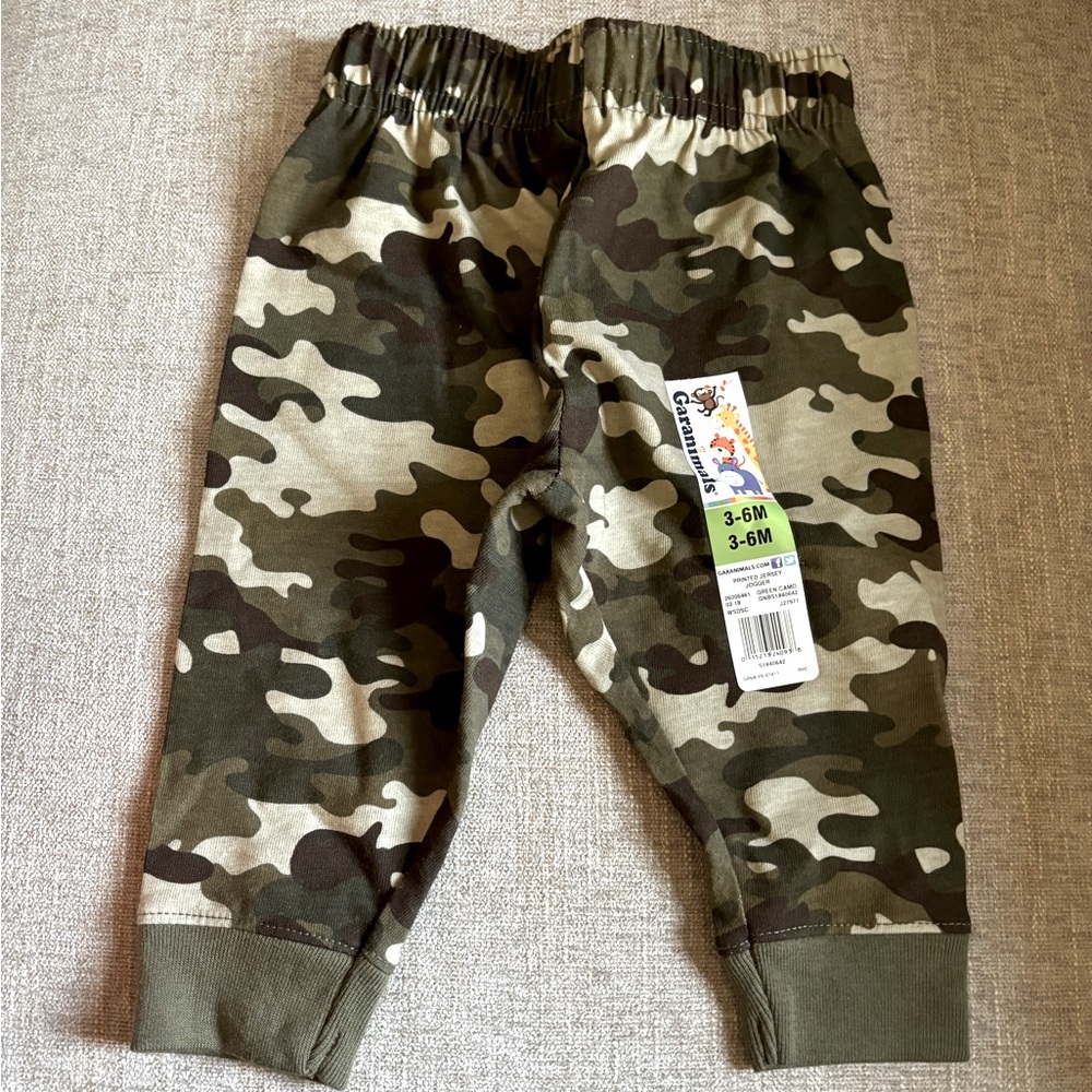 Baby camo pants bottoms